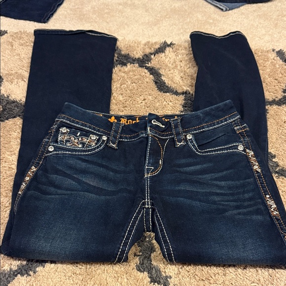 Rock Revival Women's Deep Indigo Boot Cut Jeans - Picture 3 of 6